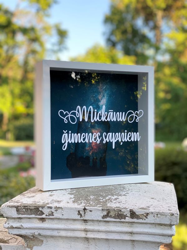Personalizēta krājkase ģimenes sapņiem