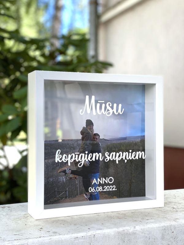 Personalizēta krājkase mūsu kopīgiem sapņiem